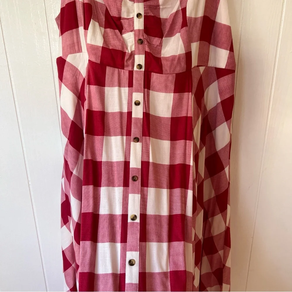 Torrid Red and White Checkered Sundress (NWOT) - Picture 10 of 16